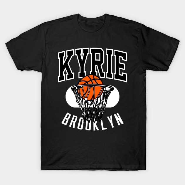 Brooklyn Retro Basketball Kyrie T-Shirt by funandgames